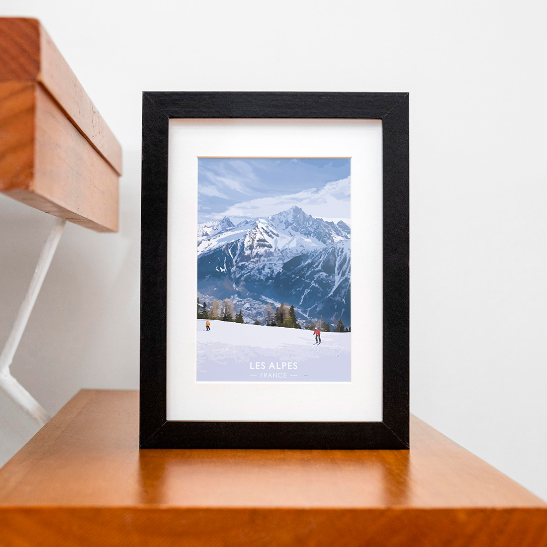 Poster montagnes Alpes