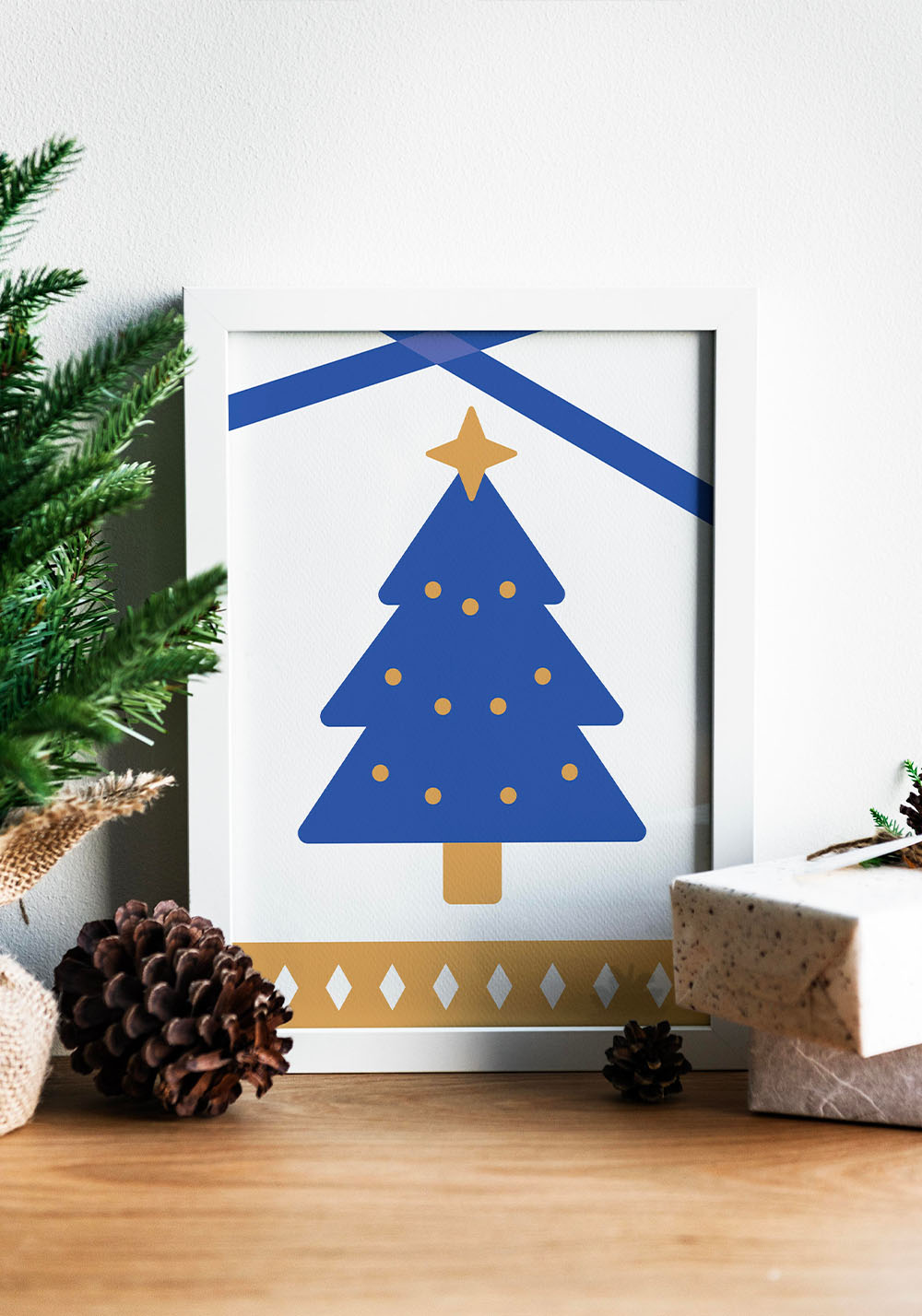 Poster sapin de Noël