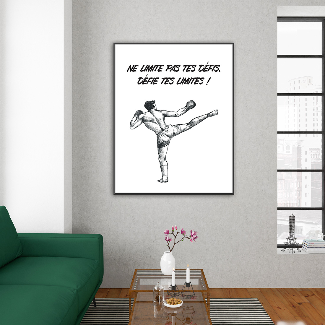 Poster savate boxe française