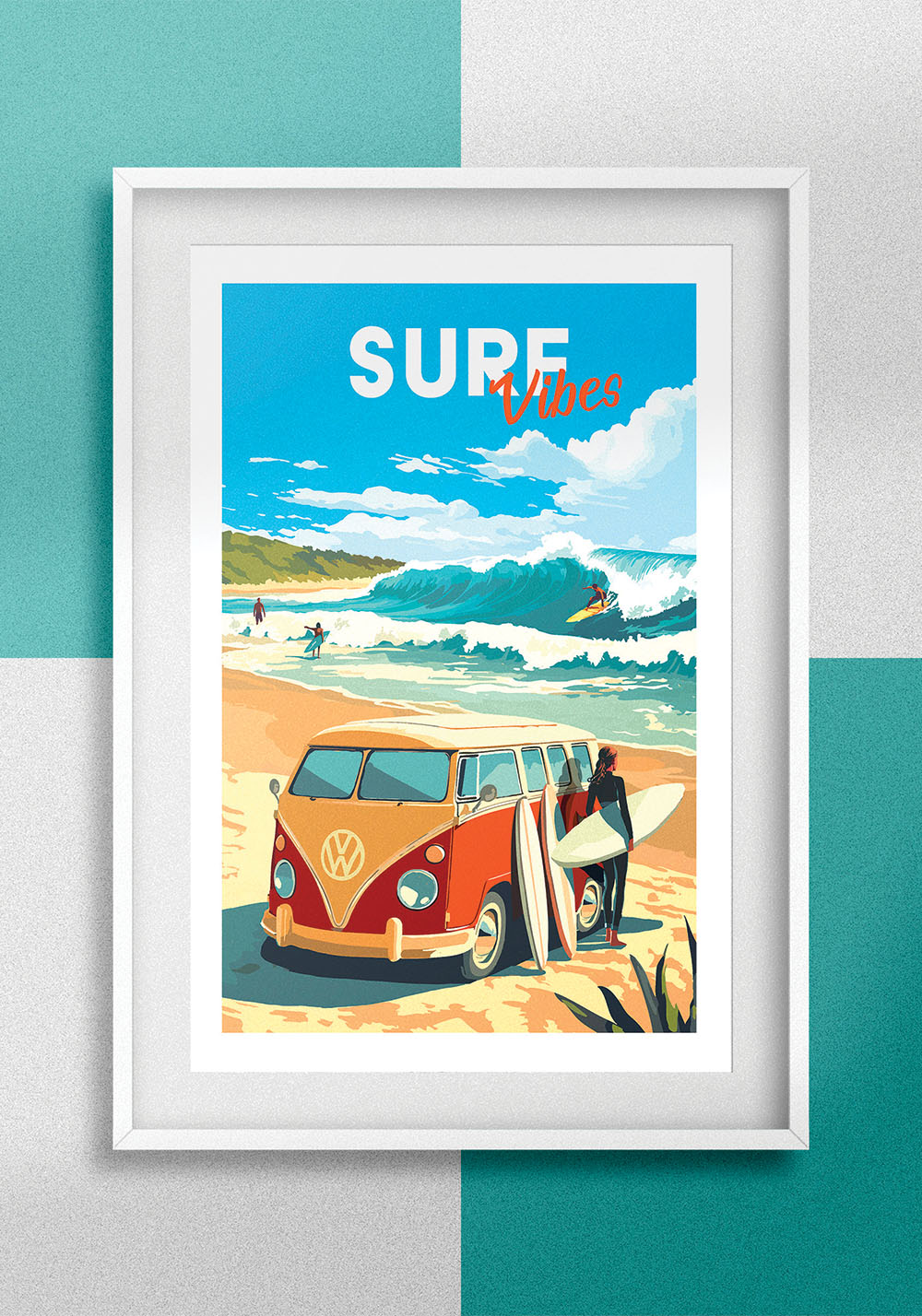 Poster Surf Vibes
