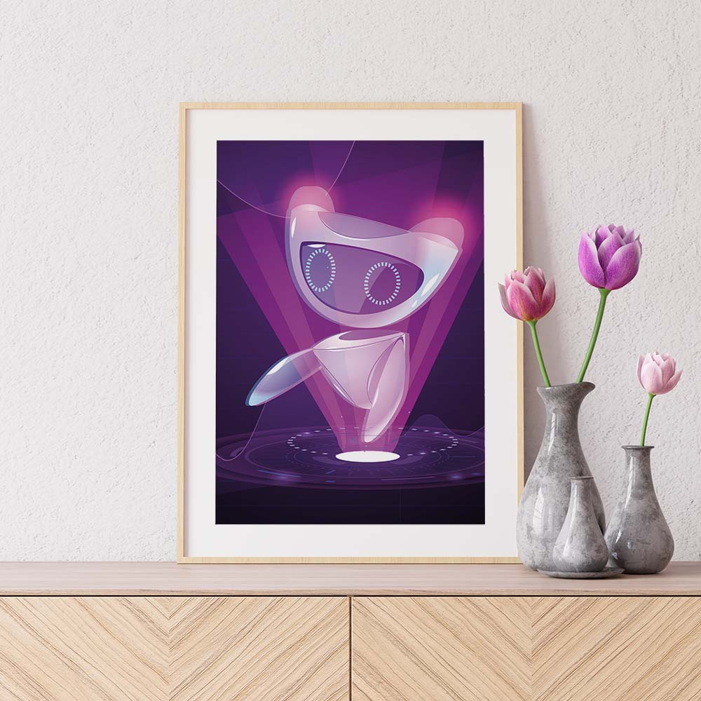 Robot affiche
