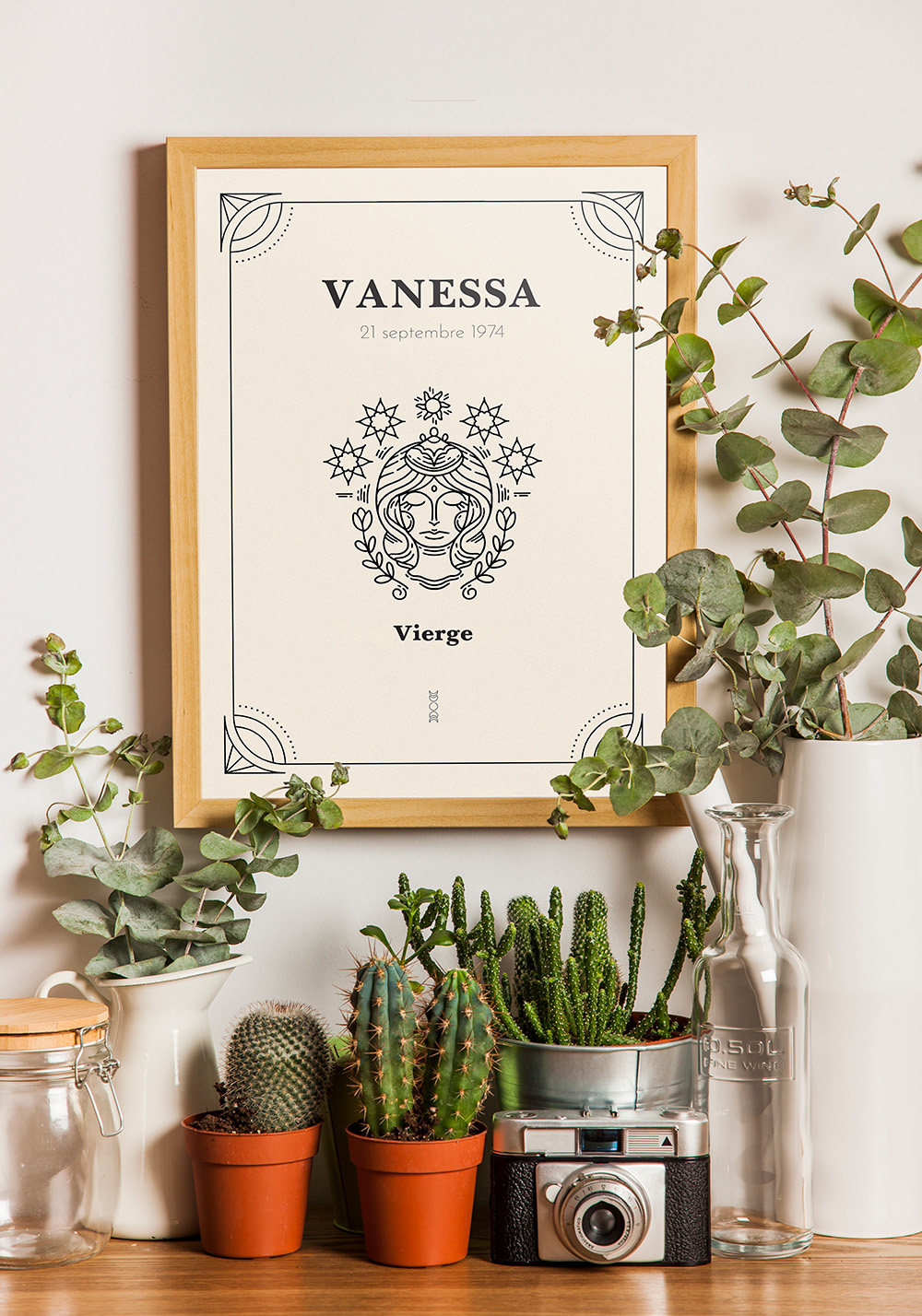 Vierge signe du zodiac Affiche